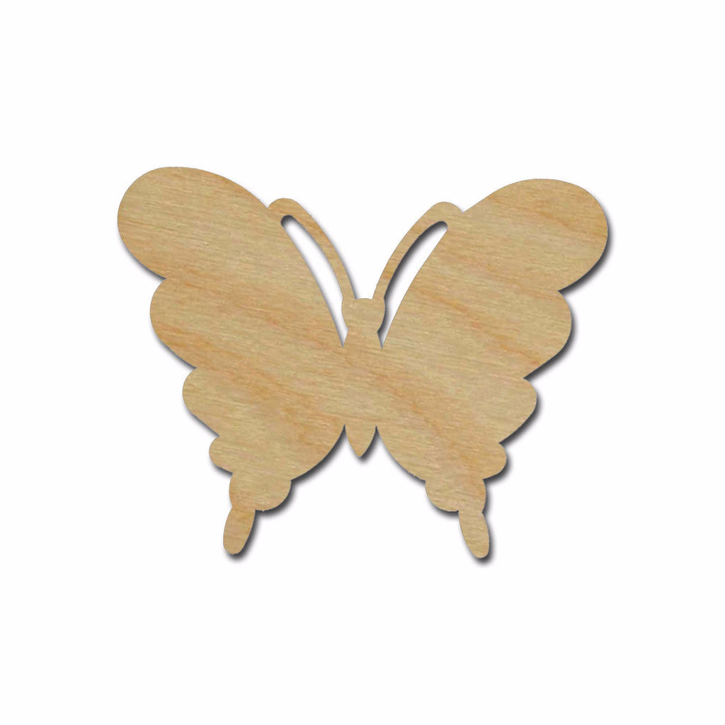 Butterfly Shape Unfinished Wood Craft Cutout Variety of Sizes