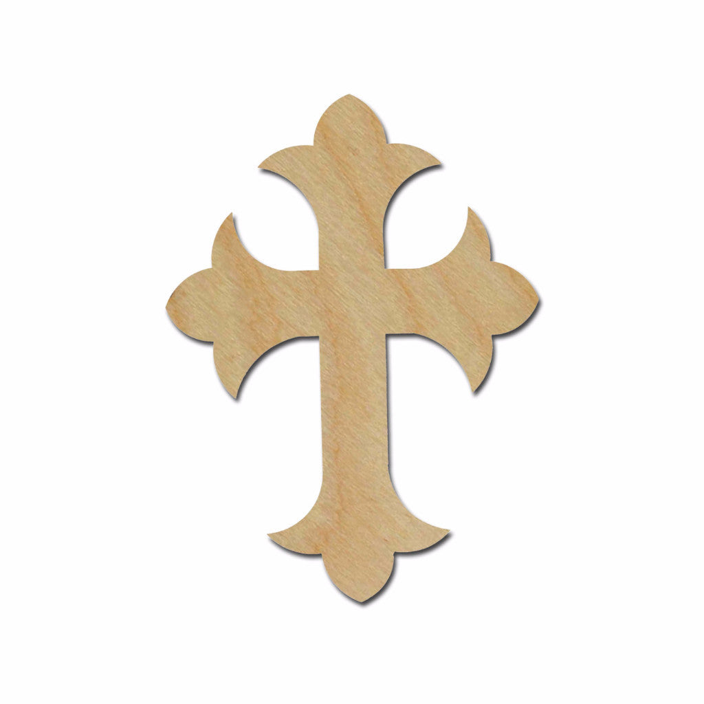 Unfinished Wood Cross MDF Craft Crosses Variety of Sizes C122