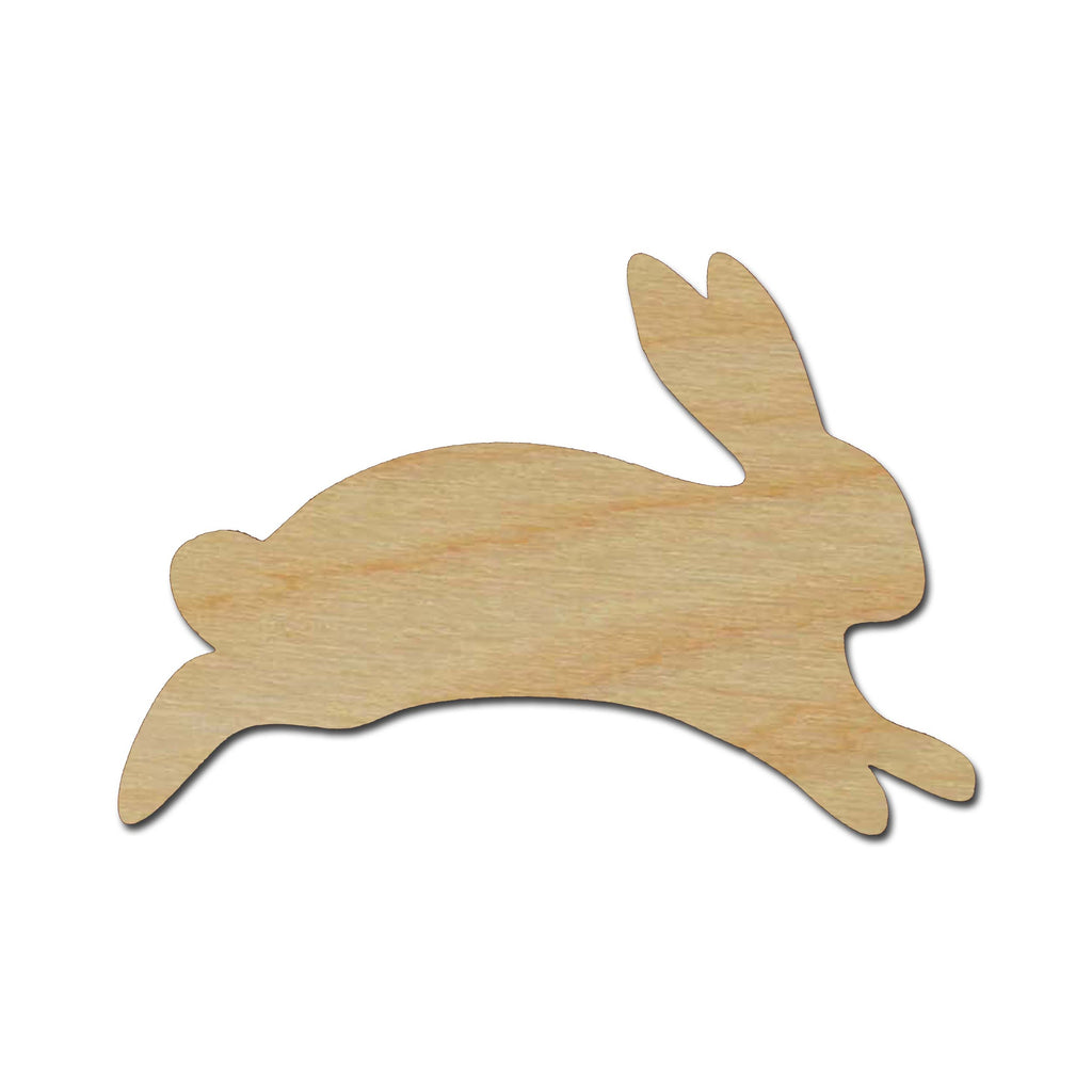 Bunny Rabbit Shape Unfinished Wood Craft Cutout Easter Decorations Variety of Sizes #005