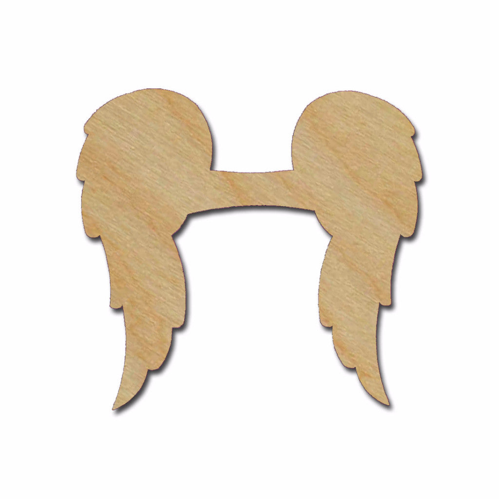 Angel Wings Wood Cutout Unfinished Wooden Wing Shape