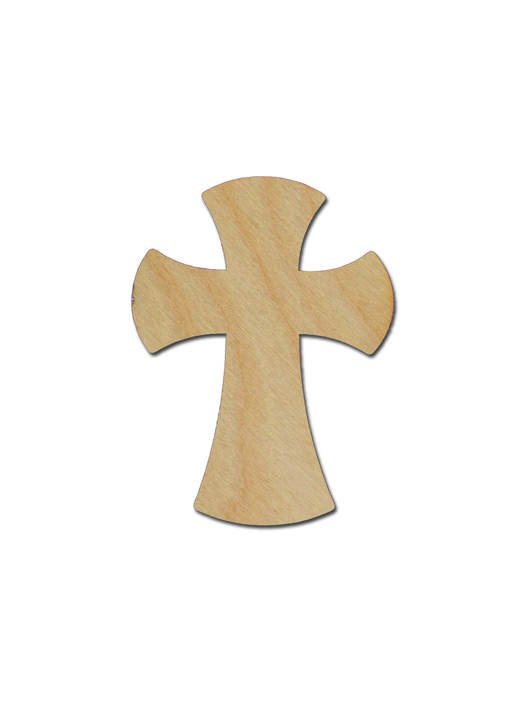 Unfinished Wood Cross MDF Craft Crosses Variety of Sizes C121
