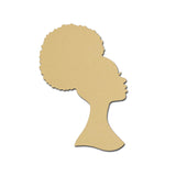 Afro Diva Woman Wood MDF Cut Out
