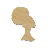 Afro Diva Woman Wood Cut Out