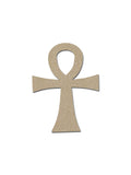 Ankh Unfinished Wood MDF Cross