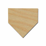 Baseball Home Plate Wood Shape
