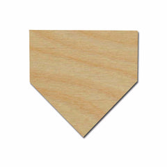 Baseball Home Plate Wood Shape