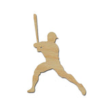 Baseball  Player Unfinished Wood Cut Out