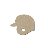 Baseball Helmet Unfinished MDf Cutout