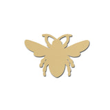 Bee Shape Unfinished Wood MDF Cutout