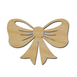 Bow Shape Unfinished Wood Craft Cutouts Artistic Craft Supply
