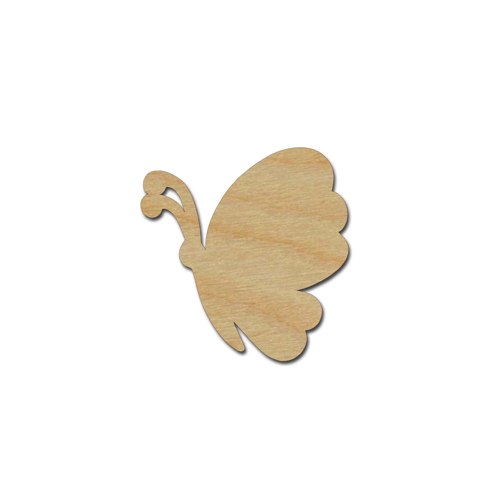 Butterfly Shape Unfinished Wood Craft Cutout Variety of Sizes #003