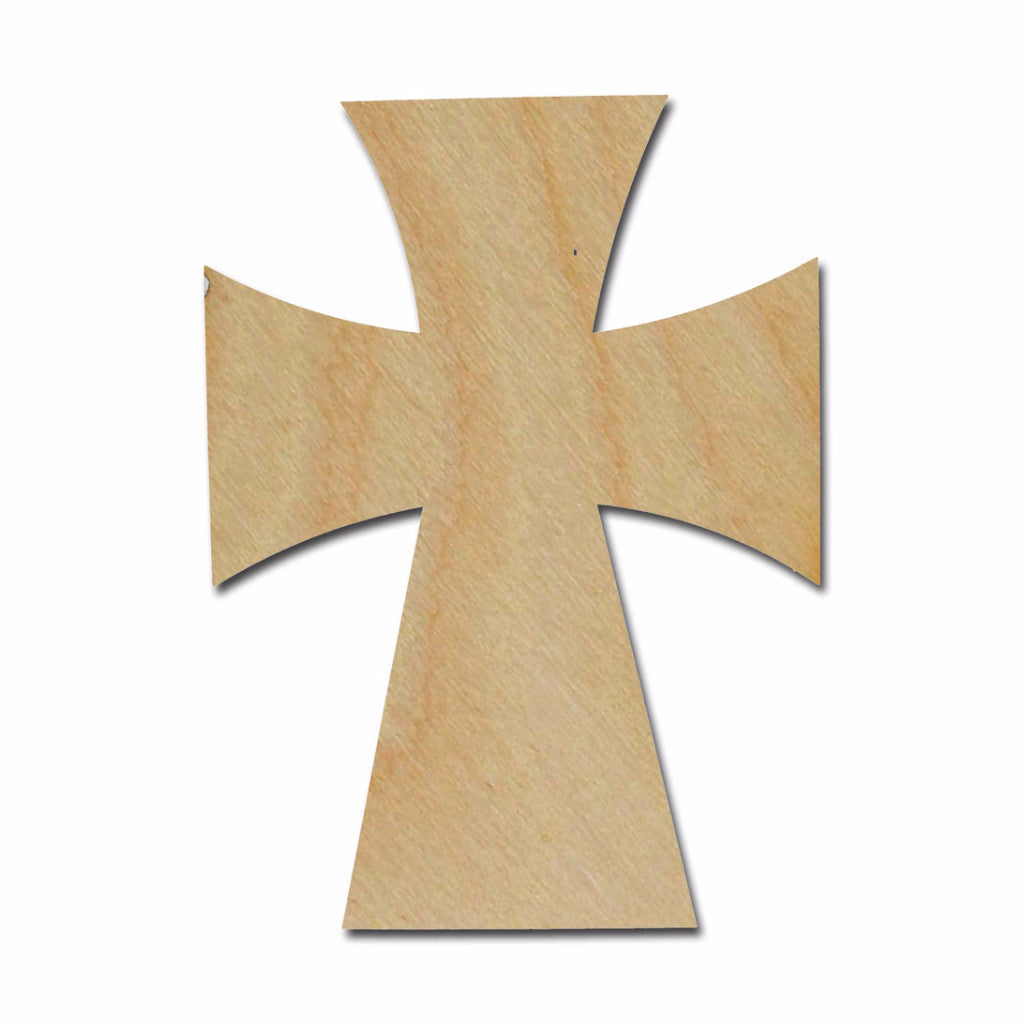 Unfinished Wood Cross MDF Craft Crosses Variety of Sizes C125
