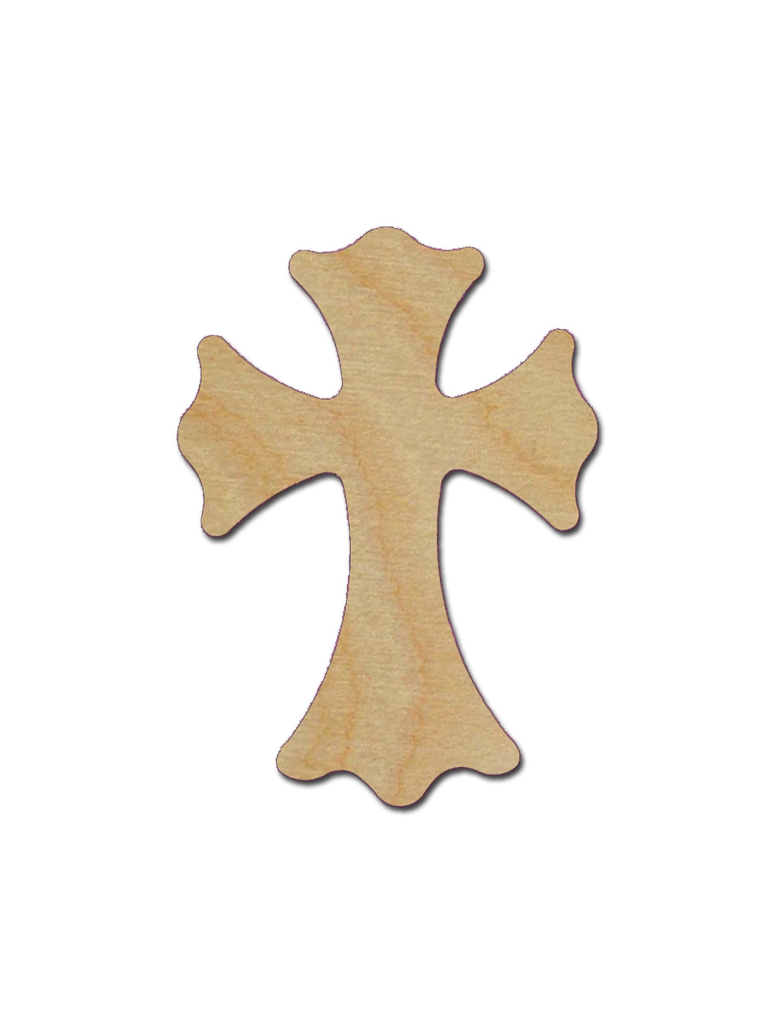 Unfinished Wood Cross Shape - Craft - up to 36 DIY 14 / 1/2