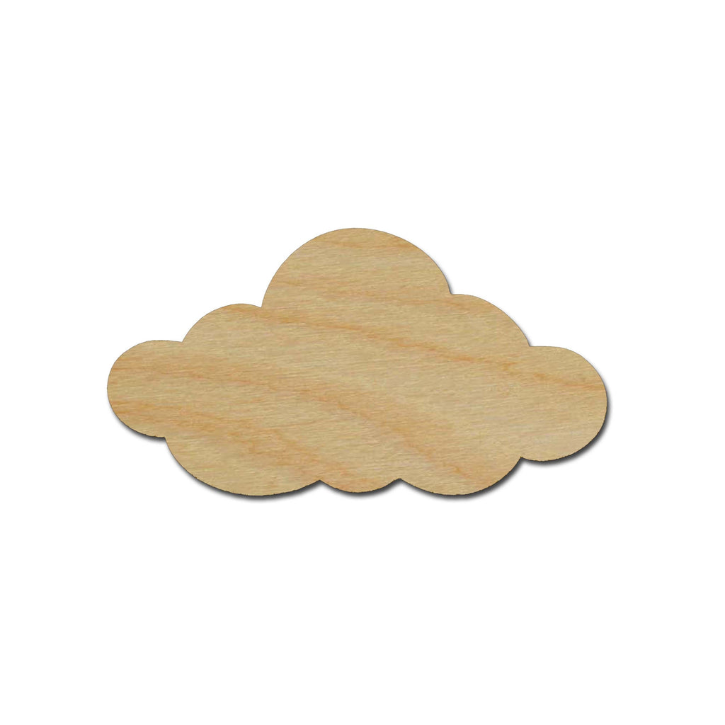 Cloud Shape Unfinished Wood Cut Outs Variety of Sizes
