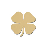 4 Leaf Clover Unfinished Wood MDF Cut Out Artistic Craft Supply 