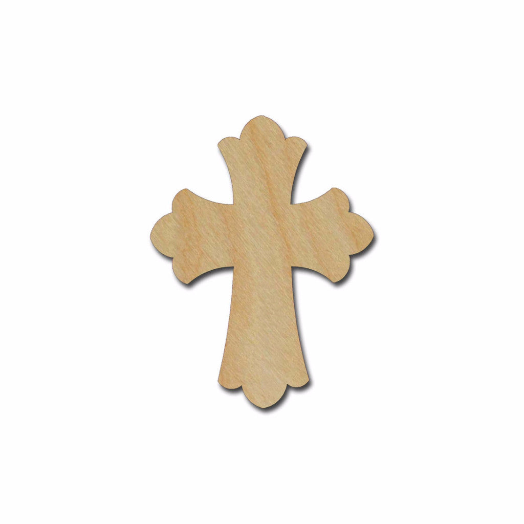 Unfinished Wood Cross MDF Craft Crosses Variety of Sizes C026