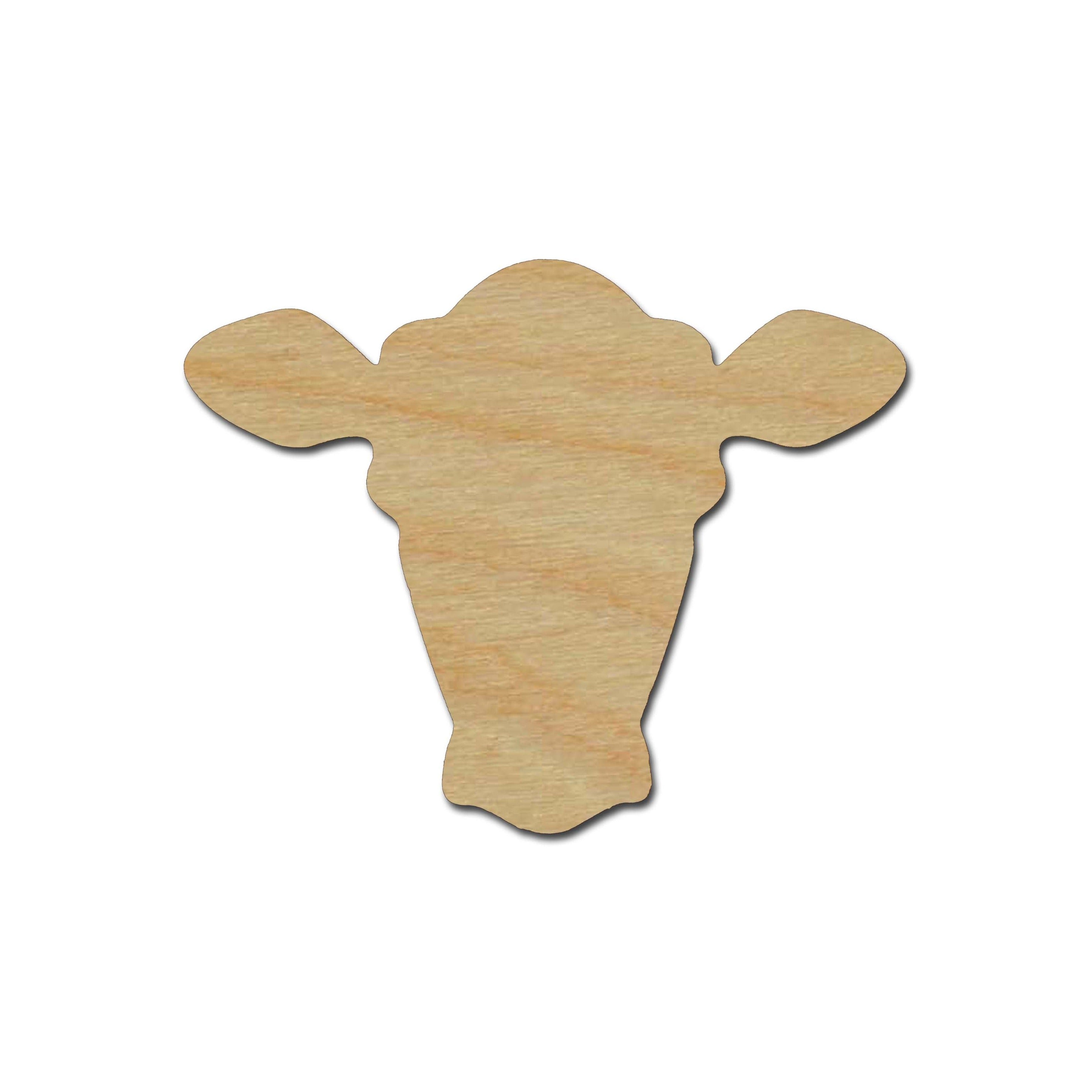 Cow Head Wood Shape