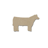 Steer Shape Unfinished MDF Cutout