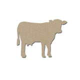 Dairy Cow Shape Unfinished MDF Cutouts 