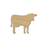 Dairy Cow Shape Unfinished Wood Cutouts 