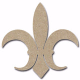 fleur de lis Unfinished wood MDF cutout