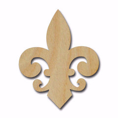 Fleur De Lis Wood Cutout by Artistic Craft Supply