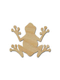 Frog Shape Unfinished Wood Cutouts