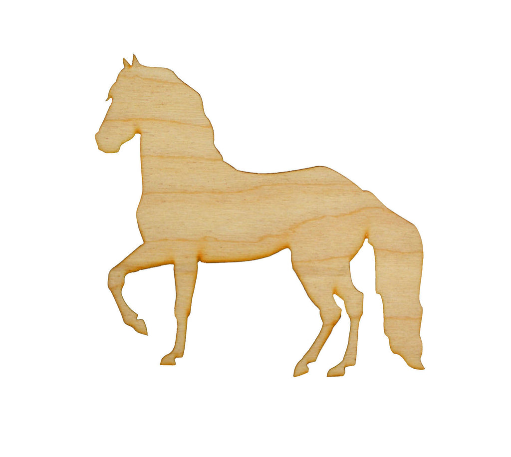 Horse Shape Unfinished Wood Animal Cutouts Variety of Sizes HRS02