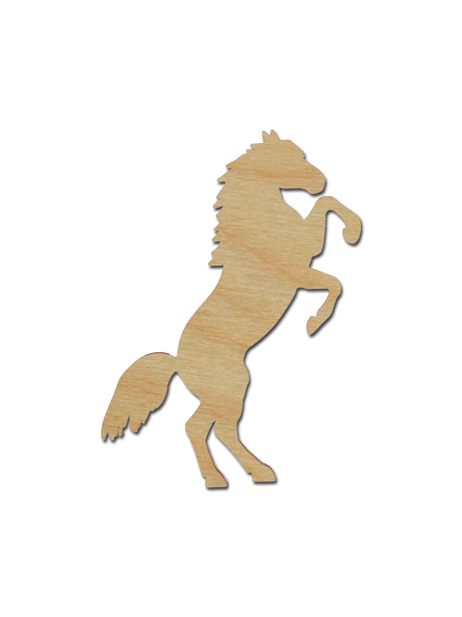 Horse Shape Unfinished Wood Animal Cutouts Variety of Sizes HRS03