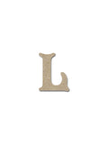 Letter L Wood Letters Unfinished MDF Craft Cut Outs