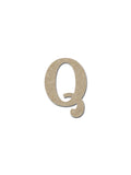 Letter Q Wood Letters Unfinished MDF Craft Cut Outs