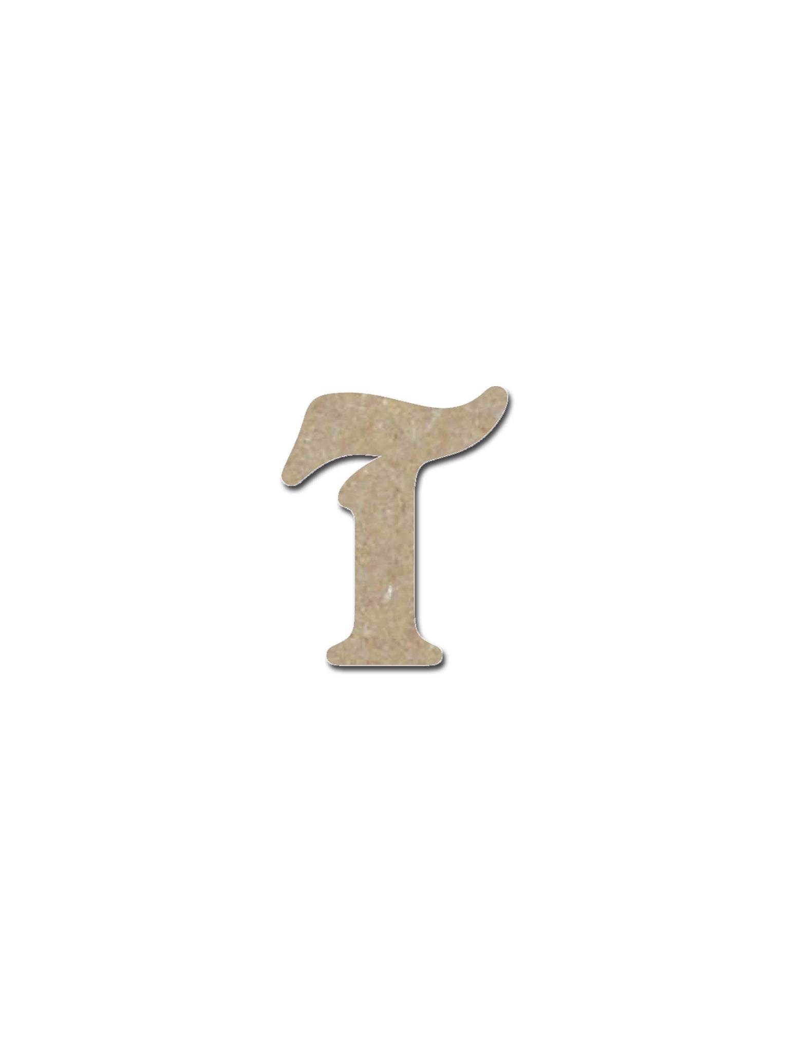 Unfinished Wooden Letters Unpainted MDF Alphabet 4 Inch tall