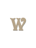 Letter W Wood Letters Unfinished MDF Craft Cut Outs