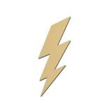 Lighting Bolt Shape MDF Wood Cut Out