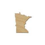 Minnesota State Unfinished Wood Cut Out