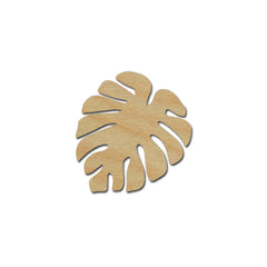 Botanical Monstera Wood Leaf shape 