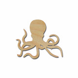 Octopus Wood Shape Craft Cutout