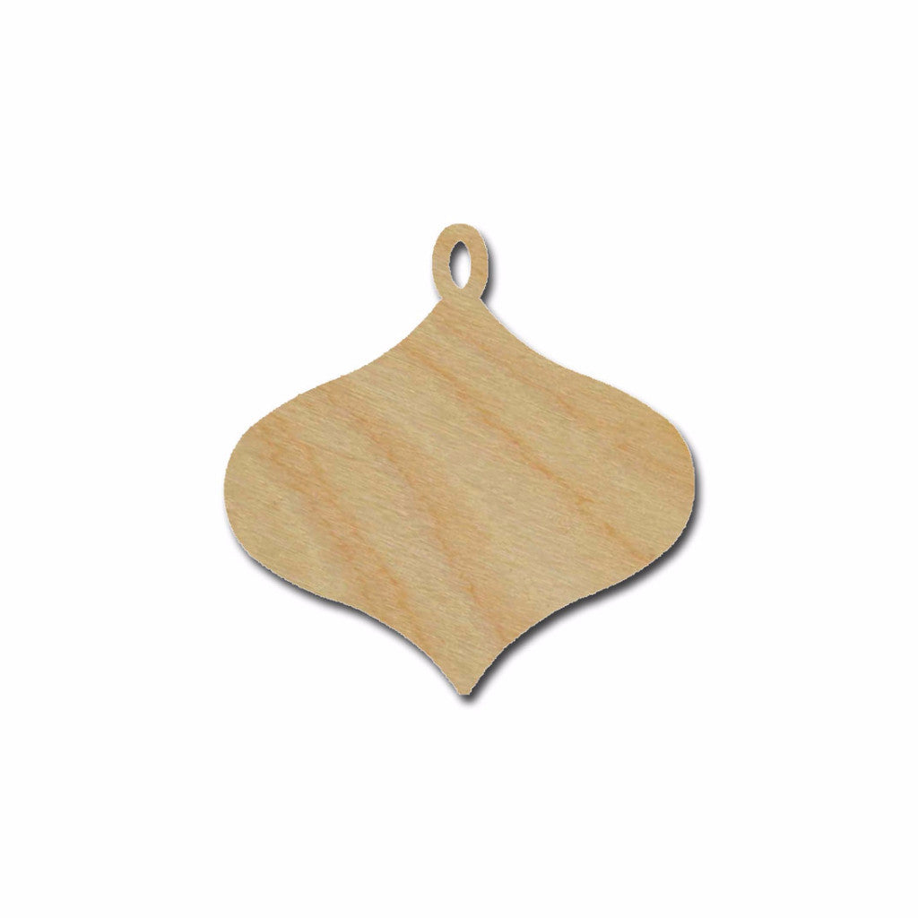 Ornament Shape Unfinished Wood Cutout Variety of Sizes ORN2