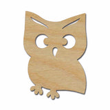 Owl Shape Wood Cutout