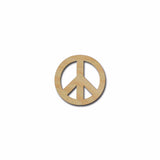 Peace Symbol Unfinished Wood Cutouts