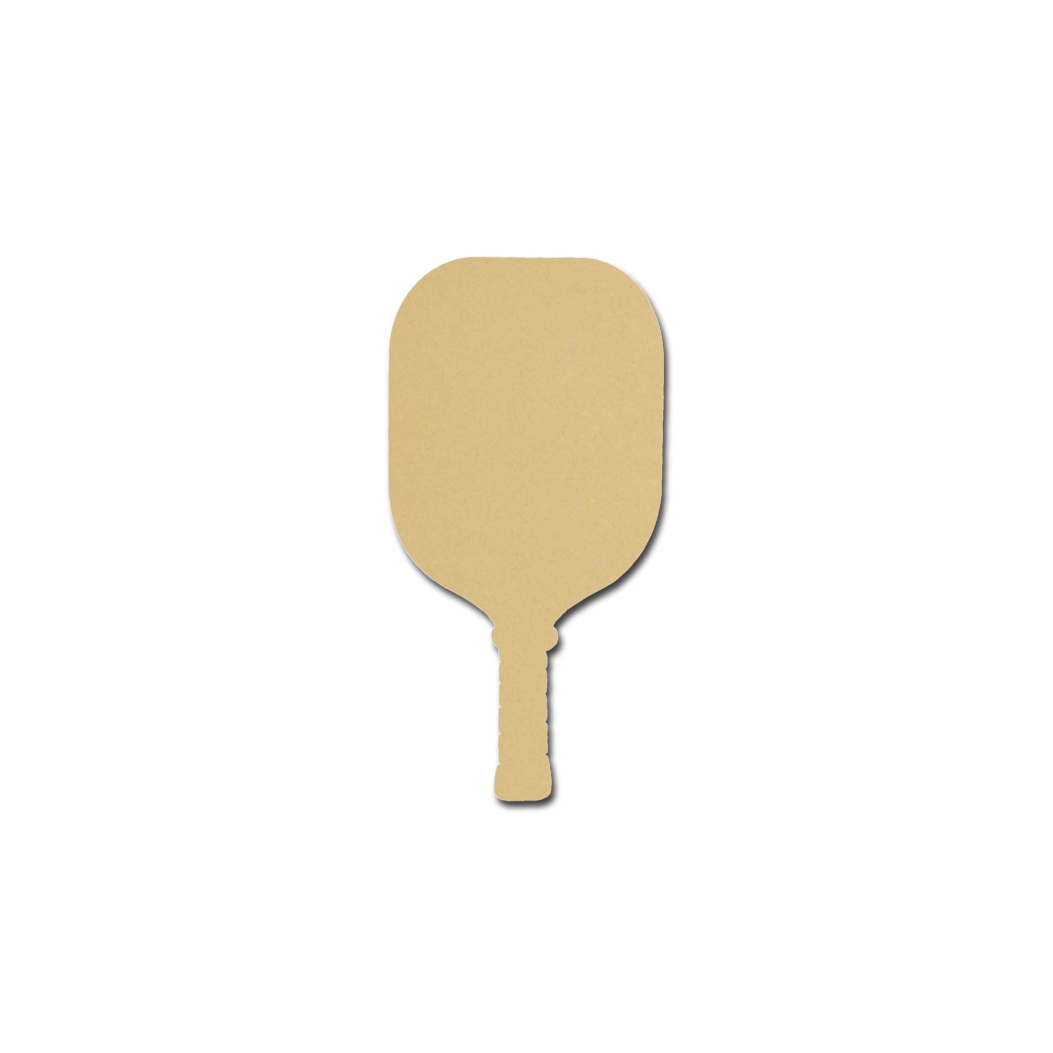 Pickleball Paddle Shape Unfinished Wood Cutout Variety of Sizes