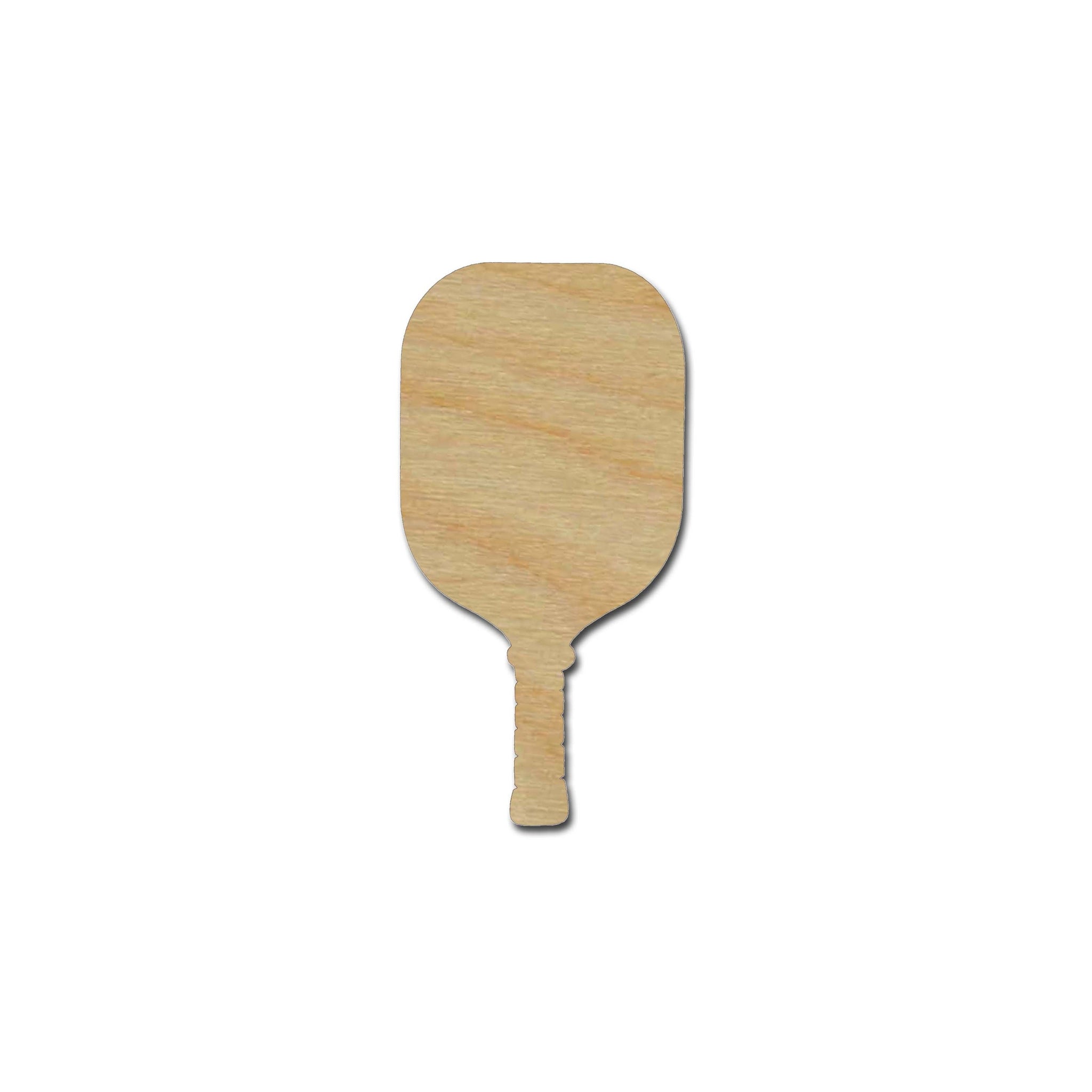 Pickleball Paddle Shape Unfinished Wood Cutout Variety of Sizes