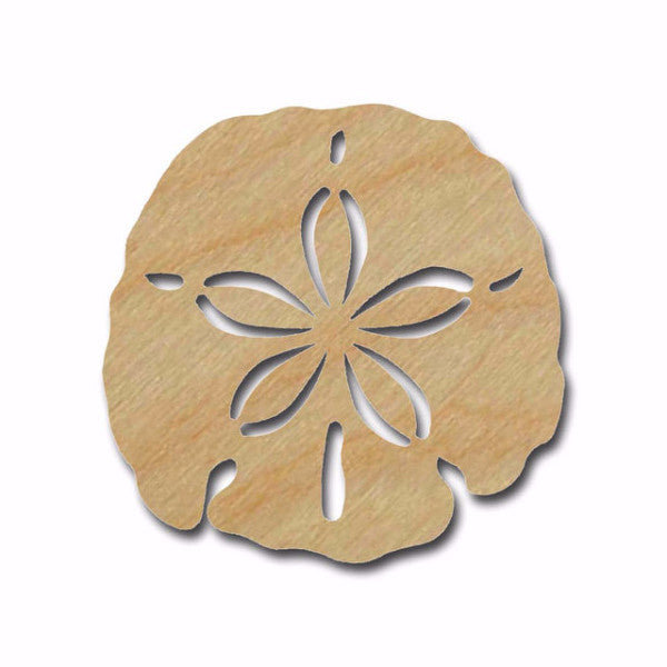 Sand Dollar Shape Unfinished Wood Cutout Beach Theme Variety Of