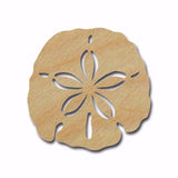 Sand Dollar Shape Wood Cutout