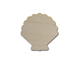 Sea Shell Shape Wood Cut Out