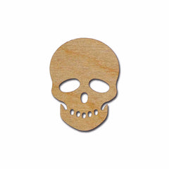 Skull Shape Wood Cutout - Artistic Craft Supply