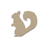 Squirrel Shape Unfinished Wood Animal Craft Cutout Variety of Sizes