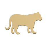 Tiger Shape Unfinished Wood MDF Cut Out