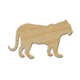 Tiger Shape Unfinished Wood Cut Out