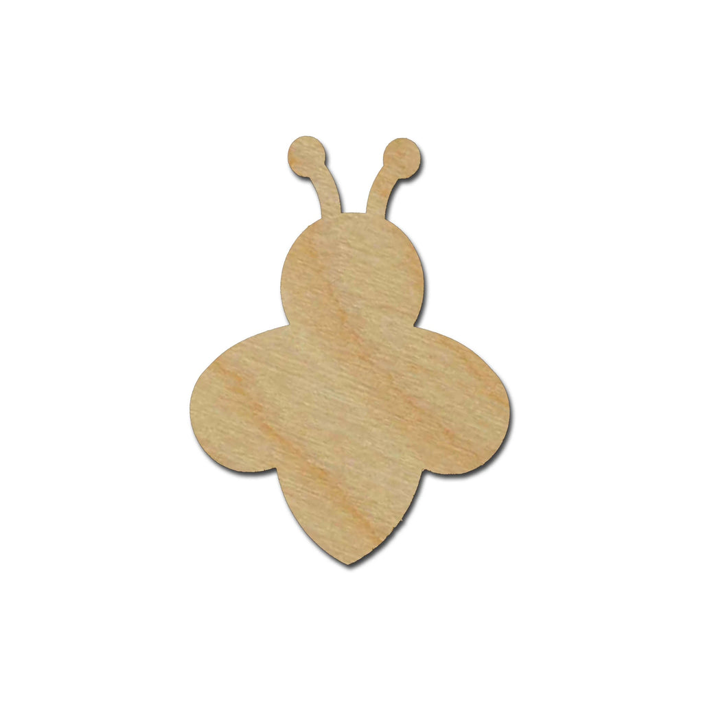 Bumble Bee Shape Unfinished Wood Cutouts Variety of Sizes